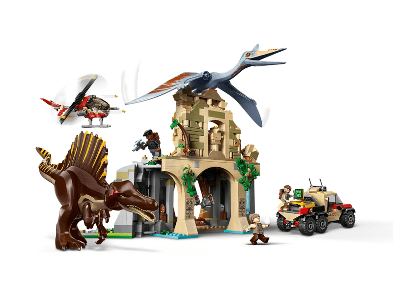 LEGO® Jurassic World™ Spinosaurus és Quetzalcoatlus, légi küldetés (76976)