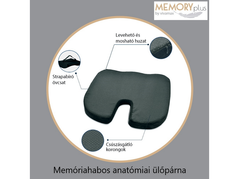Vivamax Memóriahabos anatómiai ülőpárna (GYVMF6)