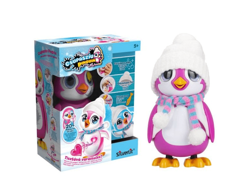 Silverlit: Csupaszív Pingvin – rózsaszín (88651)