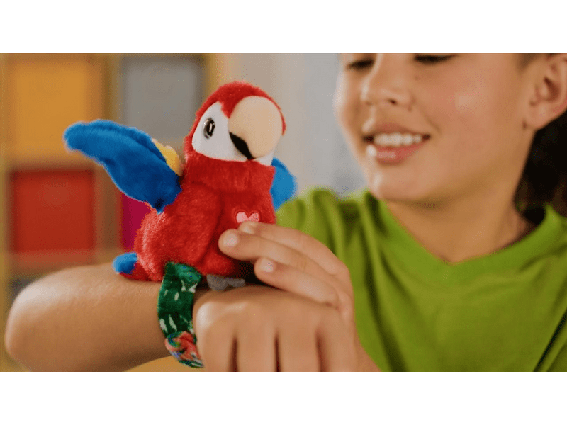 Happy Yappers interaktív plüss - piros arapapagáj (9594)