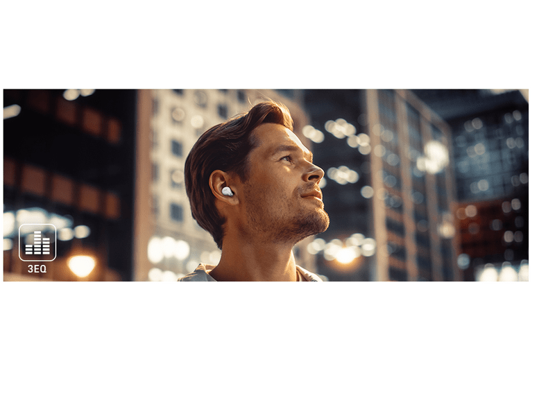 JVC HA-A25T-B ANC Vezeték nélküli fülhallgató, Fehér