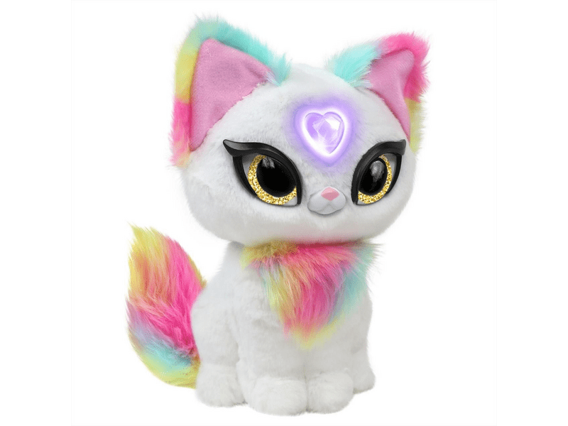 Skyrocket My Fuzzy Friends suttogó plüss cica, Luna (18603)