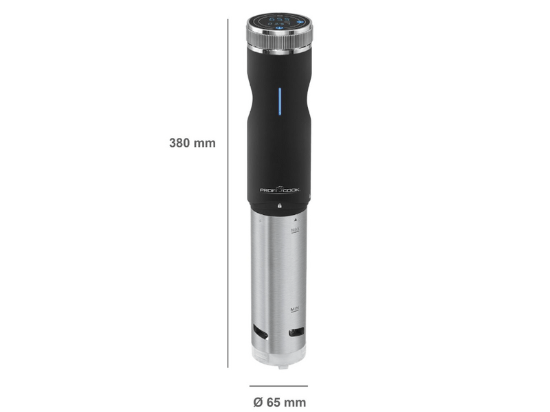 ProfiCook PC-SV 1126 Sous vide, rozsdamentes acél/fekete