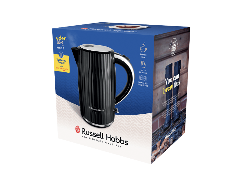Russell Hobbs Eden kuhalo za vodu, crno (27361-70)