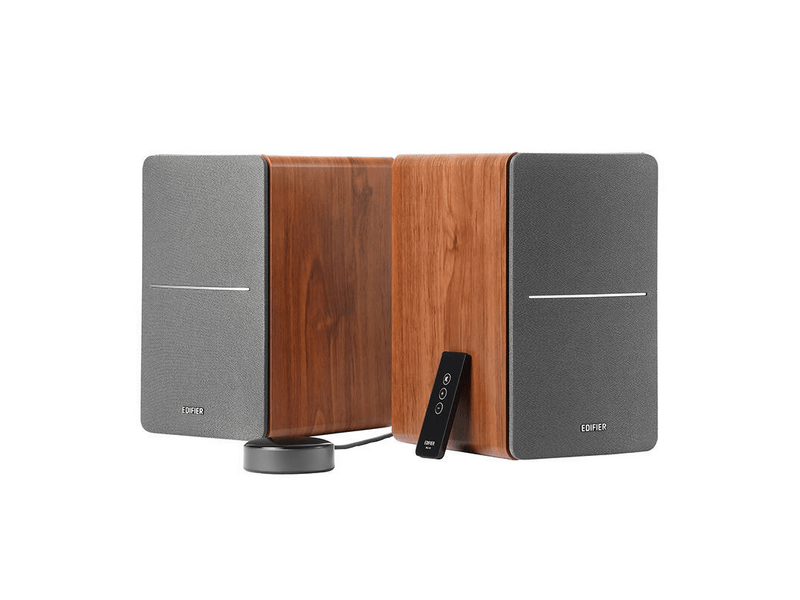 Edifier R1280T 2.0 hangszórók, WiiM Minivel