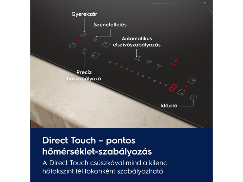 Electrolux ECC83410CT XT Bridge Indukciós főzőlap