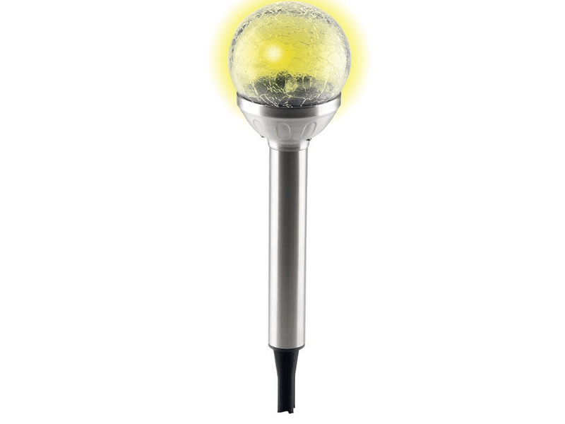 Grundig Solar leszúrható kerti lámpa, színes LED