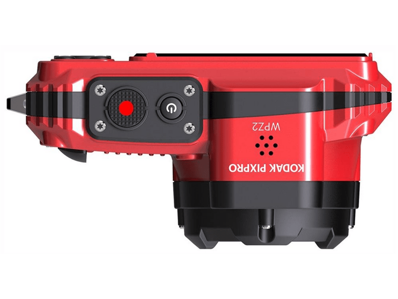 Kodak Pixpro WPZ2 vízálló, porálló, ütésálló digitális fényképezőgép, piros (KO-WPZ2-RD)