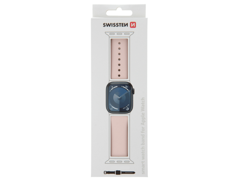 Swissten iWatch szíj 42-44 mm, rózsa (46000115)