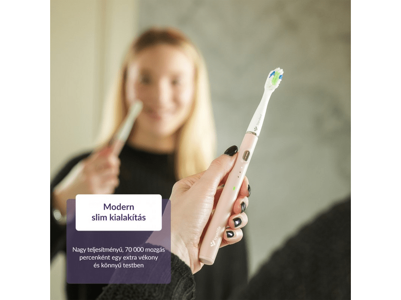 TrueLife SonicBrush Slim20 četkica za zube, ružičasta (ATMSLIM20PA)