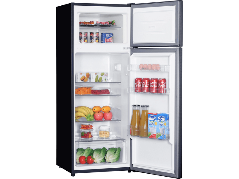 MPM MPM-206-CZ-49D Felülfagyasztós hűtőszekrény, sötét inox