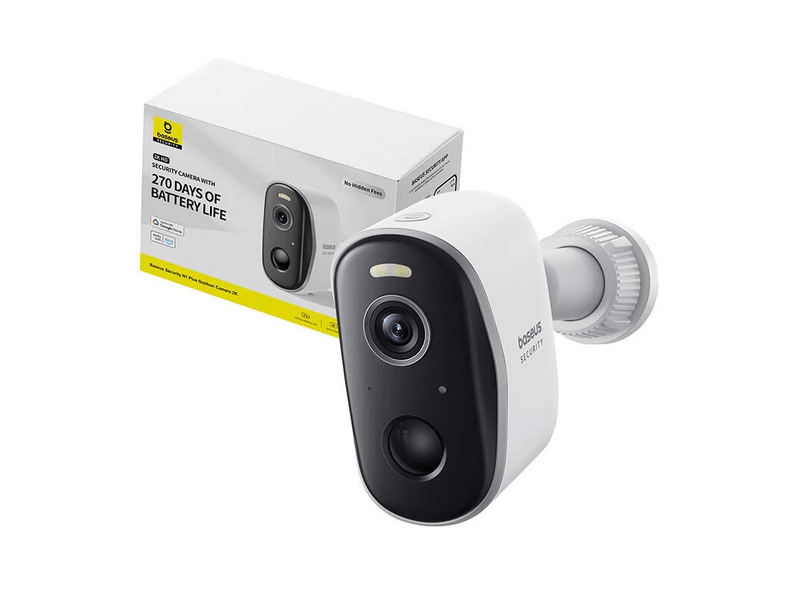 Baseus N1 Plus kültéri kamera, fehér (S0TZ002130)