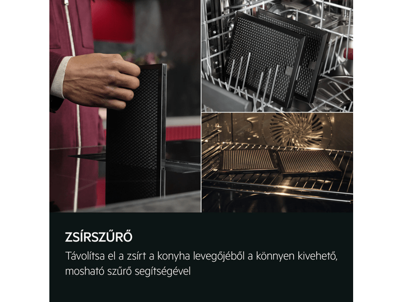 AEG TT84CB00CB Indukciós főzőlap beépített páraelszívóval