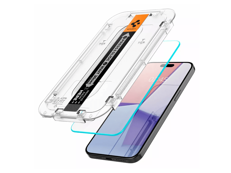 Spigen Apple iPhone 15 Pro Max képernyővédő üveg 2db (AGL06872)