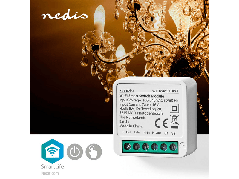 Nedis WIFIWMS10WT SmartLife Főkapcsoló