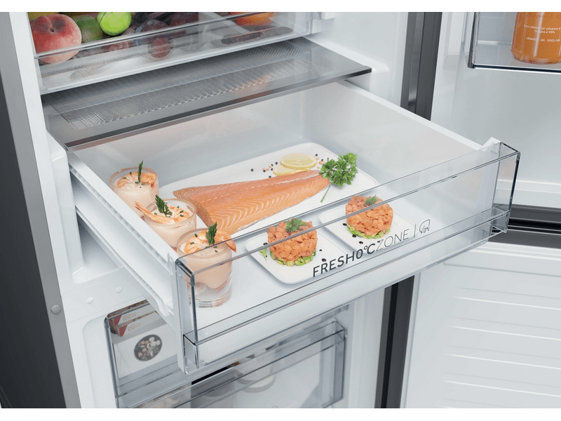 Haier HDPR3620CNPD Alulfagyasztós kombinált hűtőszekrény