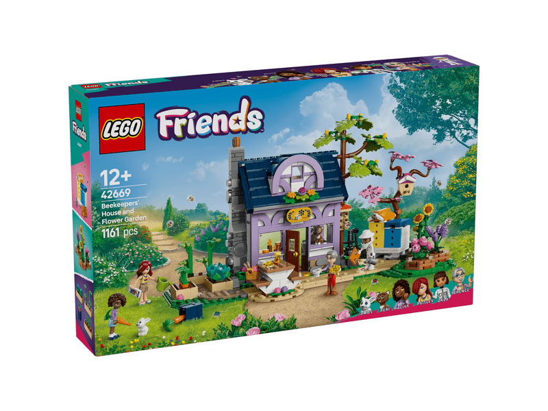 LEGO® Friends Méhészek háza és virágoskert (42669)