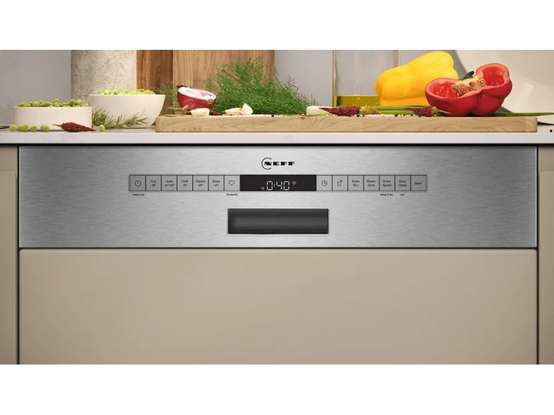 Neff S145ECS15E N 50 Félig beépíthető mosogatógép