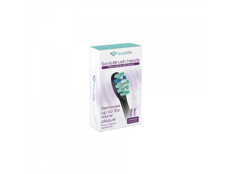 TrueLife SonicBrush Clean-series Elektromos fogkefe fej, 2db (ATACLHSD2BA)