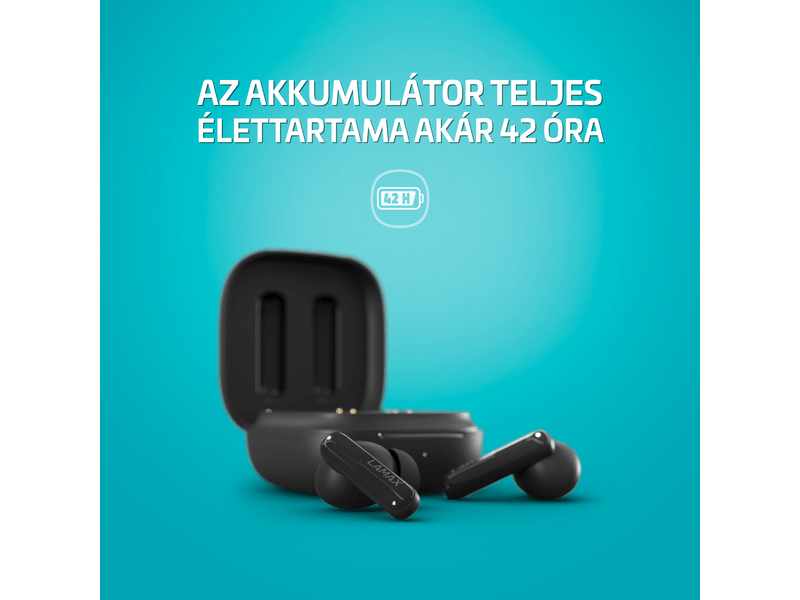LAMAX Clips1 Plus Black TWS fülhallgató, fekete