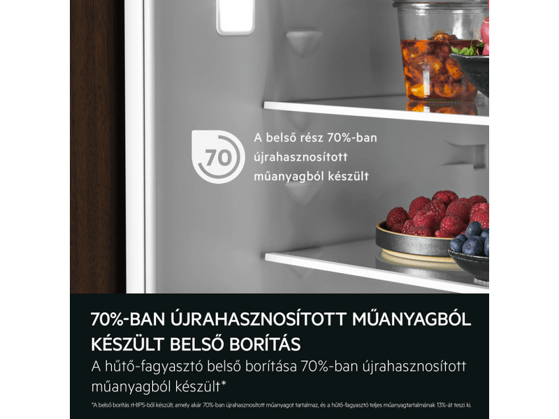 AEG OSC7N181ES Beépíthető kombinált hűtőszekrény