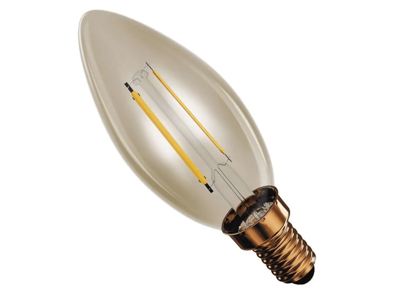 EMOS Z53012 LED izzó Vintage gyertya / E14 / 2,5 W (20 W) / 225 lm / Meleg fehér