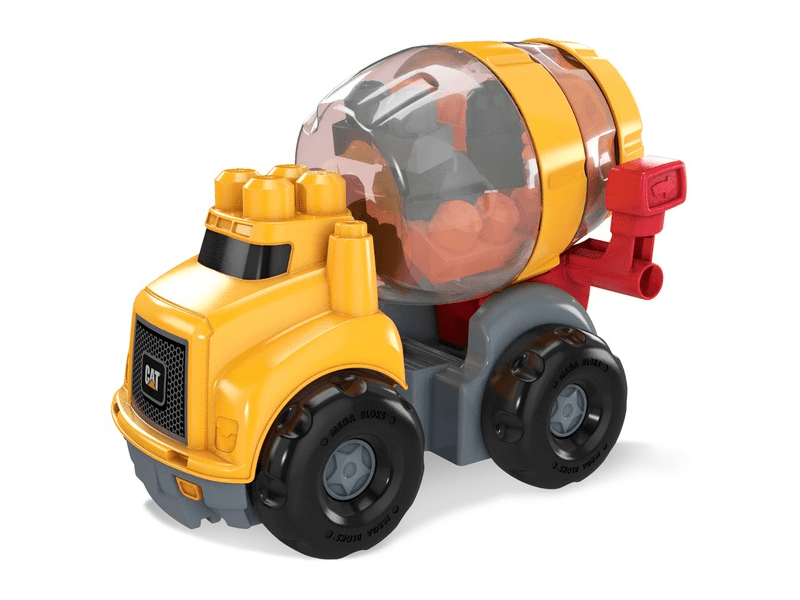 Mega Bloks: Caterpillar betonkeverő építőkockákkal (GFG11)