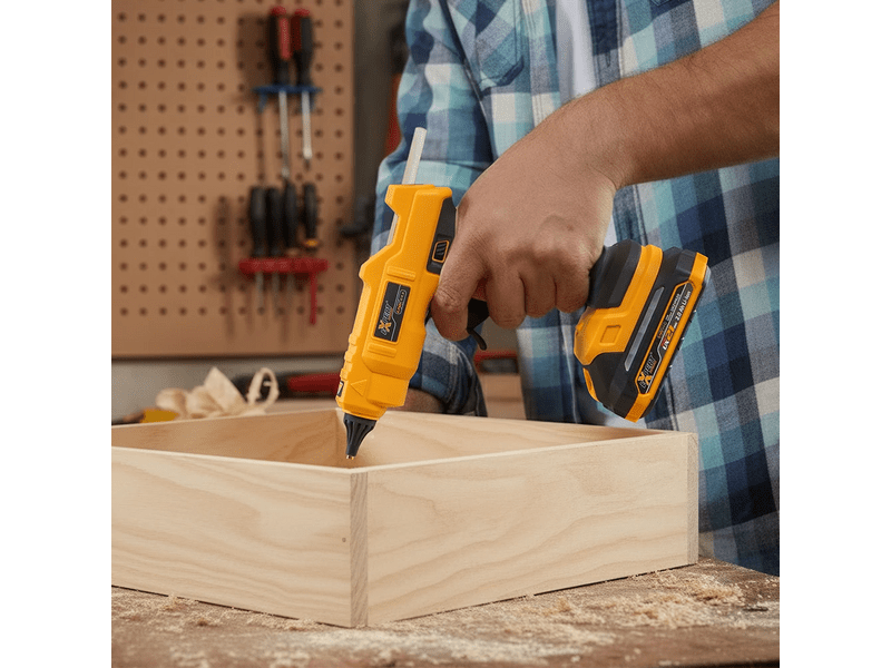 Expert UXGG500 Akkumulátoros ragasztópisztoly, akku és töltő nélkül