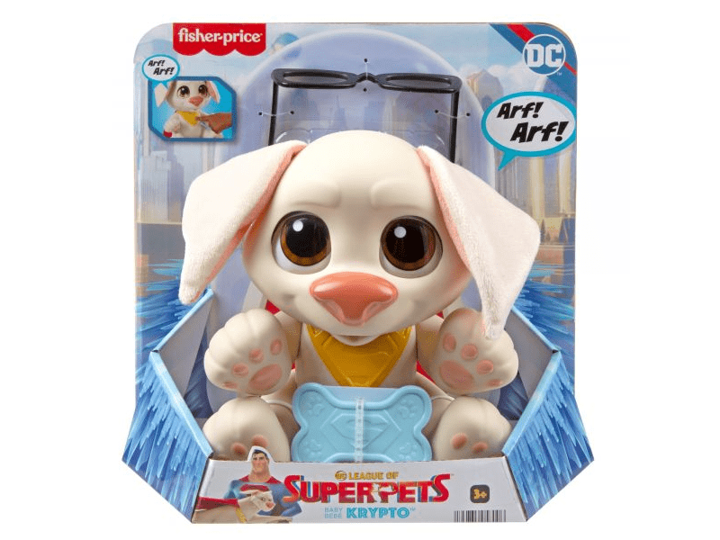 Fisher-Price: DC Szuperállatok Ligája - Bébi Krypto (HGV05)