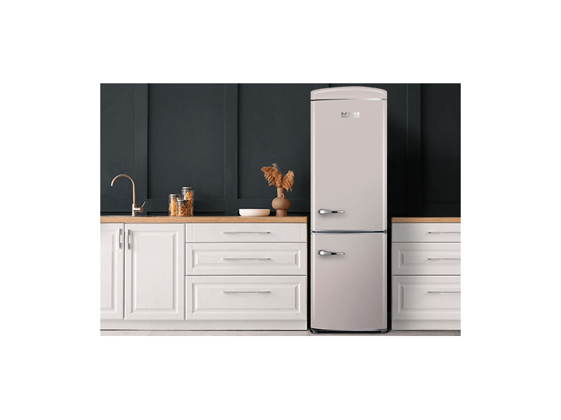 MPM MPM-375-FR-54 Alulfagyasztós kombinált hűtőszekrény, bézs