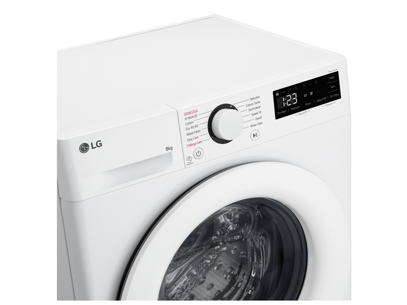 LG F2WR508SWW Elöltöltős keskeny mosógép