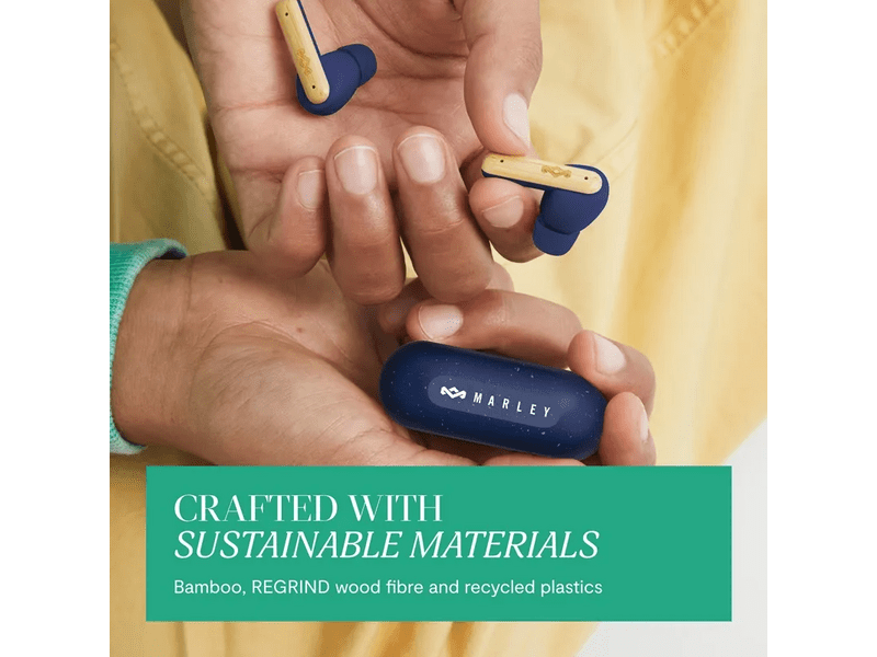 Marley Little Bird True Wireless Fülhallgató, kék (EM-JE123-BL)