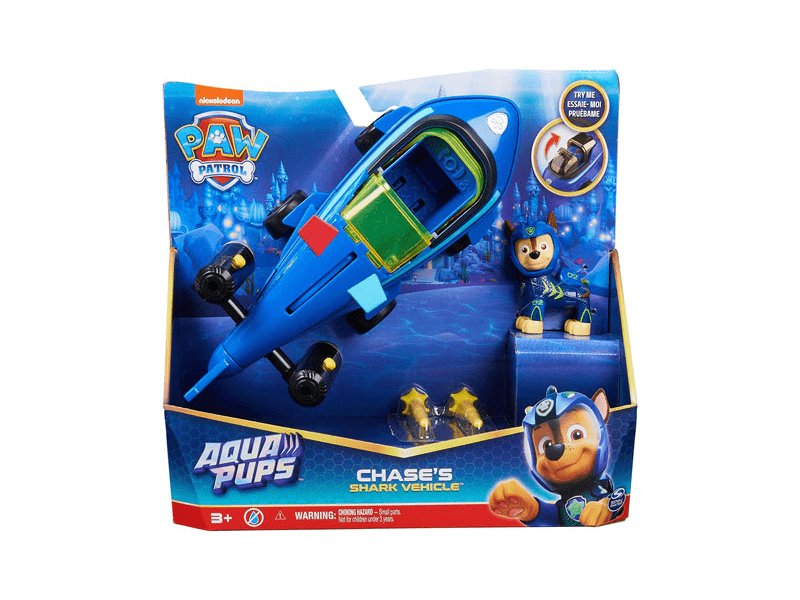 Mancs őrjárat: Aqua Pups átalakítható jármű Chase figurával (6066140)