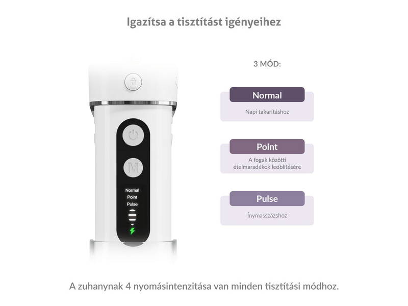 TrueLife AquaFloss Mini M50 szájzuhany, fehér