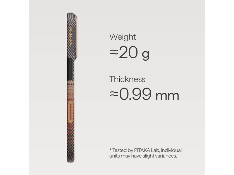 Pitaka Ultra-Slim iPhone 17 Pro Tok, Sunset (KI1702SP)