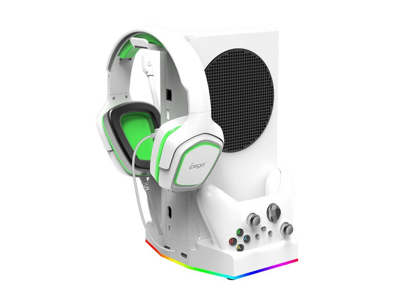 iPega PG-XBS011S Xbox Series S asztali tartó, hűtő + 2 db akku