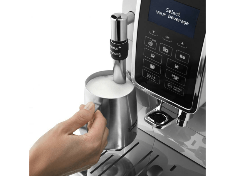 Delonghi ECAM 350.35.W Automata kávéfőző + Kimbo Classic Espresso 1 kg szemes kávé