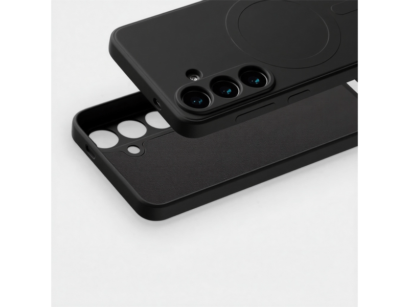 Cellect Samsung Galaxy S26 TPU+PC mágneses szilikon tok, fekete