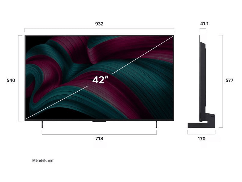 LG OLED evo AI OLED42C51LA 42