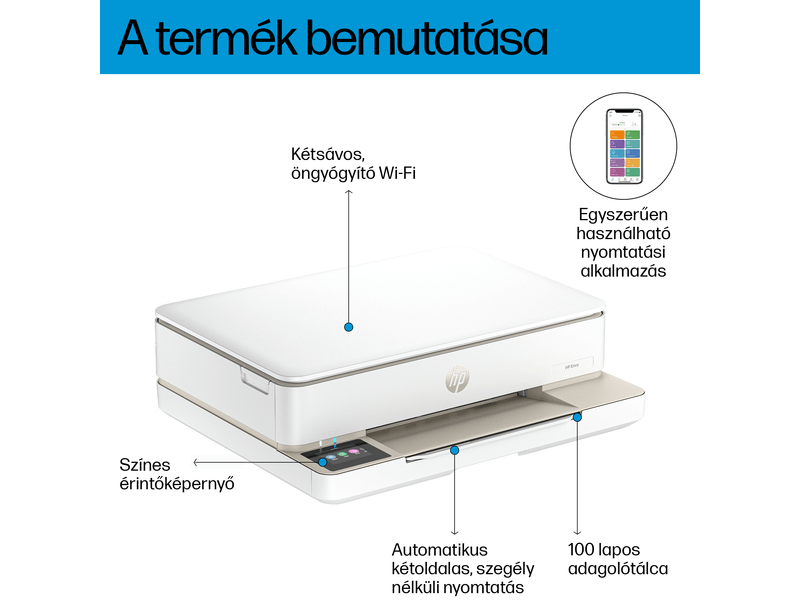 HP Envy 6120e All-in-One nyomtató (714L8B) Instant Ink