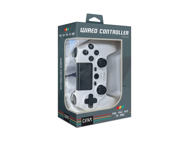 Cirka Nuforce PS4/PC/Mac Vezetékes kontroller, fehér (M07527-WH)