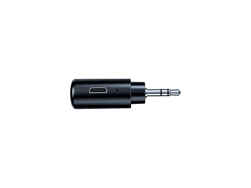 Baseus BSBA-02 AUX Bluetooth audió vevő, fekete (WXQY010001)