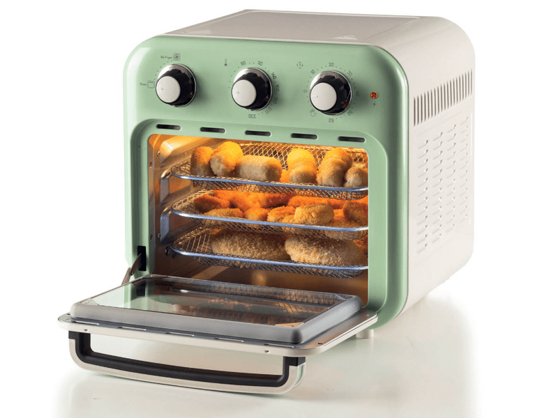 Ariete 4632.GR Airfyer-mini sütő, zöld