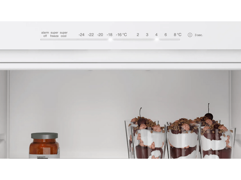 Bosch KIN96NSE0 Beépíthető alulfagyasztós kombinált hűtőszekrény