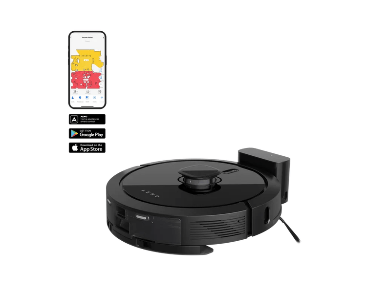 Aeno RC7S Robotski usisavač, crni (ARC0007S)