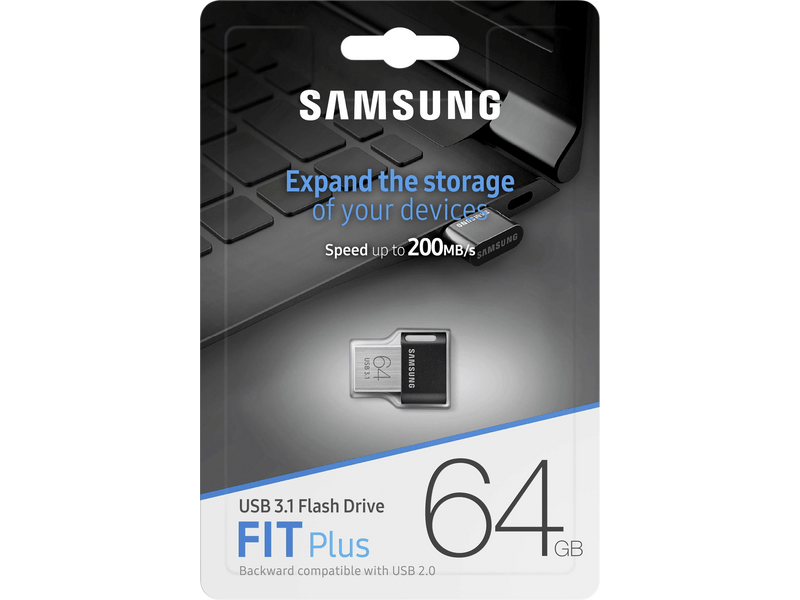 Samsung Fit Plus USB 3.1 pendrive, 64 GB (MUF-64AB/APC)