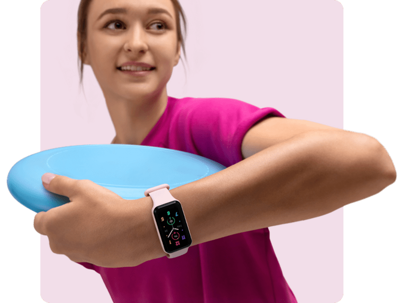 Amazfit Band 7 Aktivitásmérő, rózsaszín