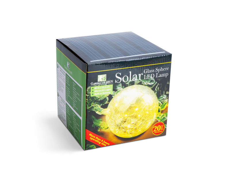 Garden of Eden 11760C Leszúrható szolár üveggömb, 15 cm