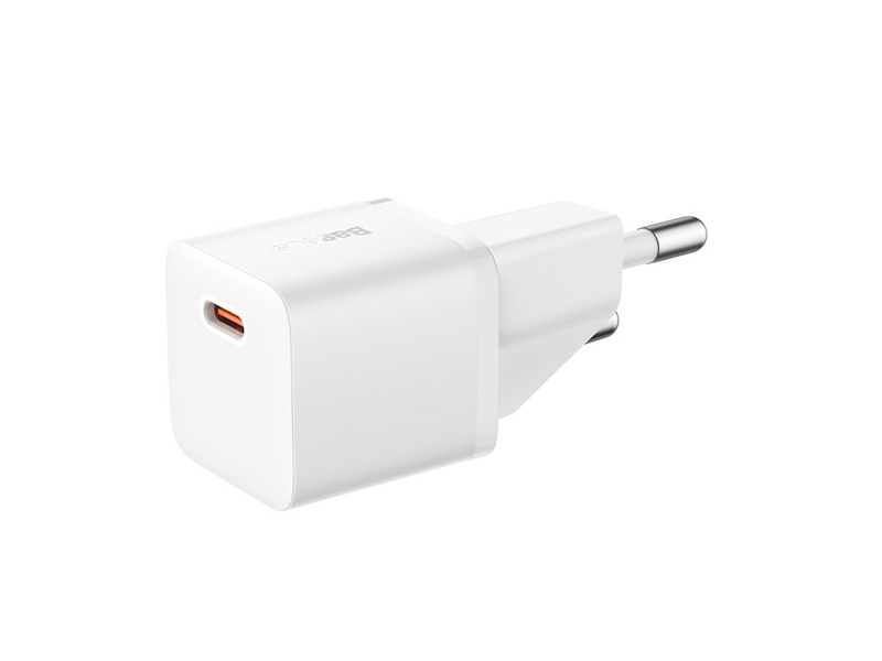 Baseus GaN5 Mini hálózati gyorstöltő, fehér (CCGN050102)