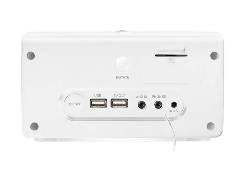 Thomson CL301P Projektoros rádiós ébresztőóra, FM, USB